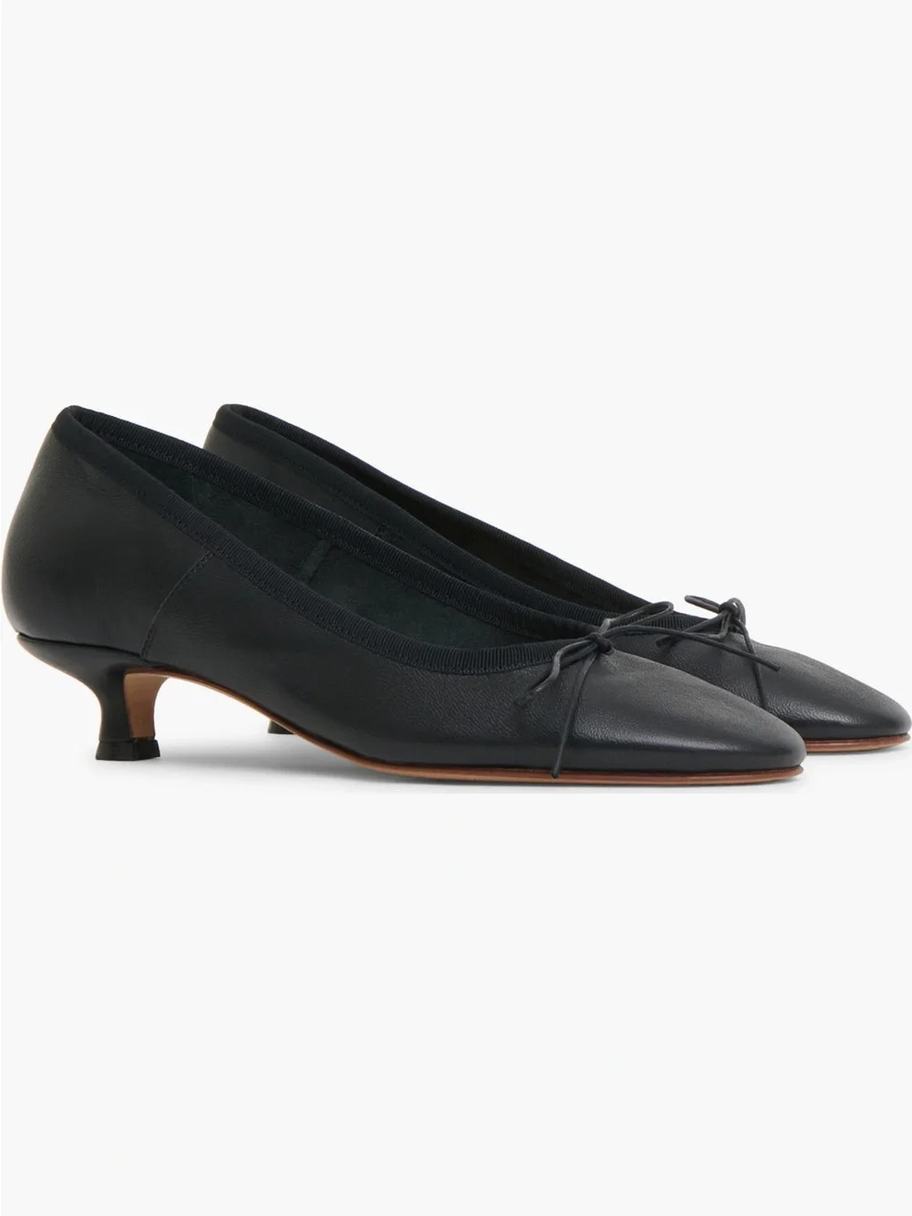 NEW Mansur Gavriel Ballerina Kitten Heel Pump
